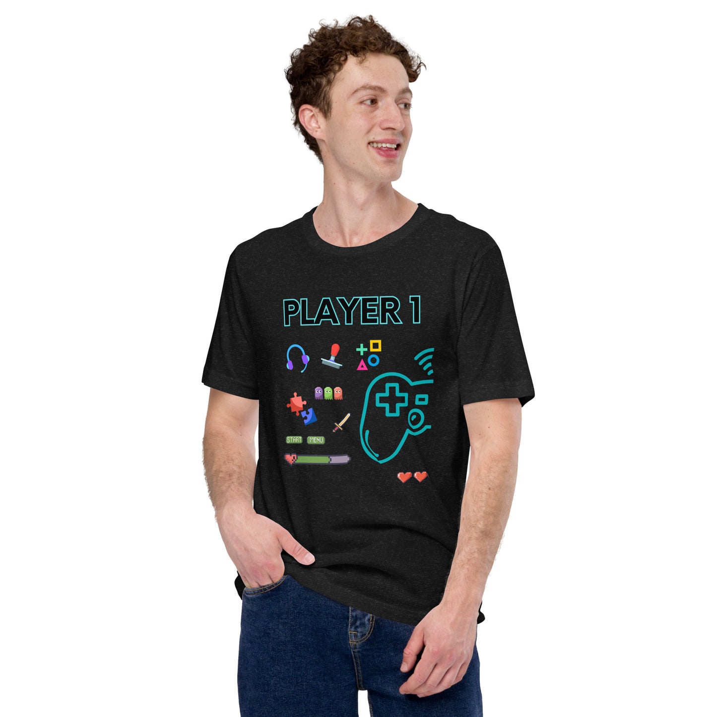 Gamer t-shirt (Player 1)