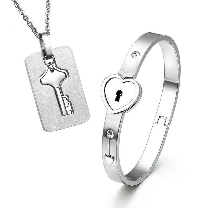 Key to My Heart Couple Jewelry - Bon and Boo