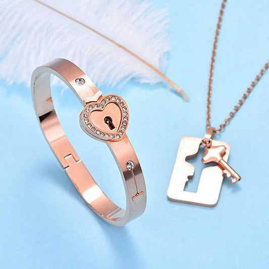 Key to My Heart Couple Jewelry - Bon and Boo