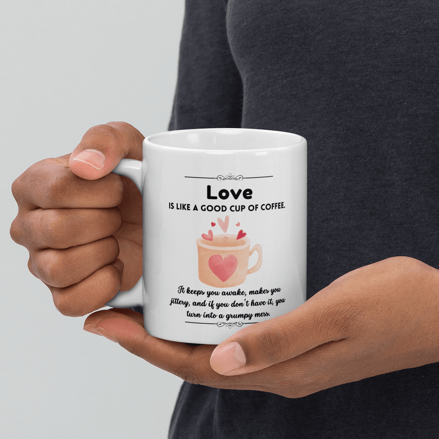 "Love is like coffee" Mug - Bon and Boo